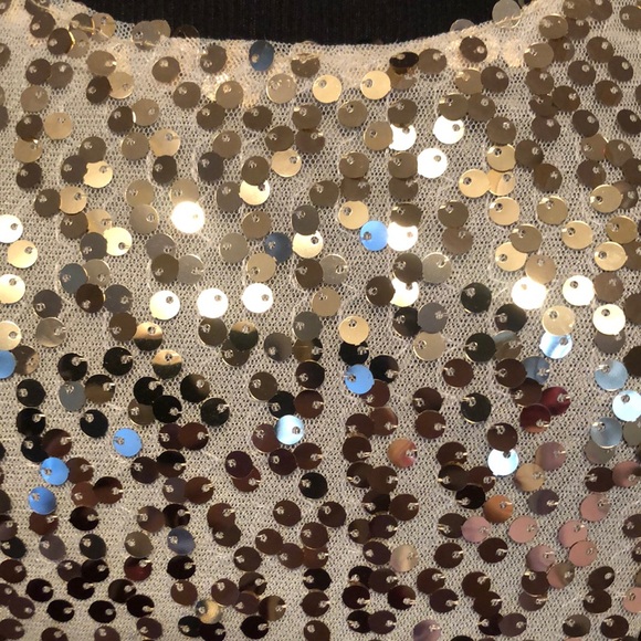 Multicolored Sequin Scoop Neck Tank Top - Picture 7 of 14